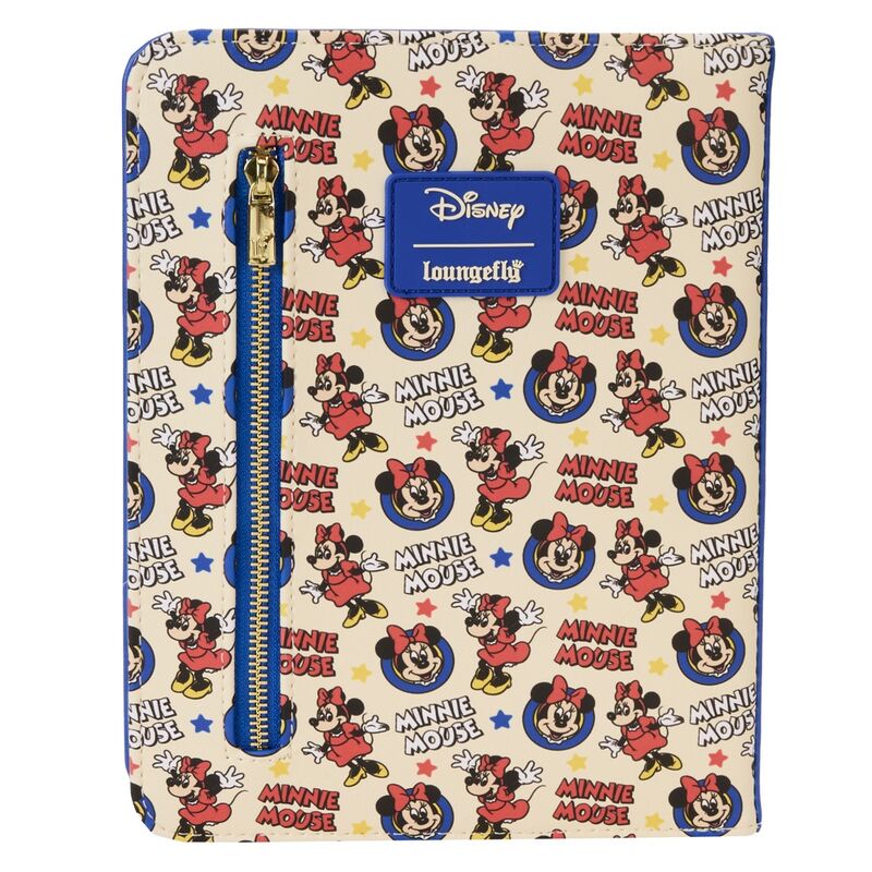 Cuaderno Minnie Mouse Disney Loungefly con portada estampada y lazo rojo - 2