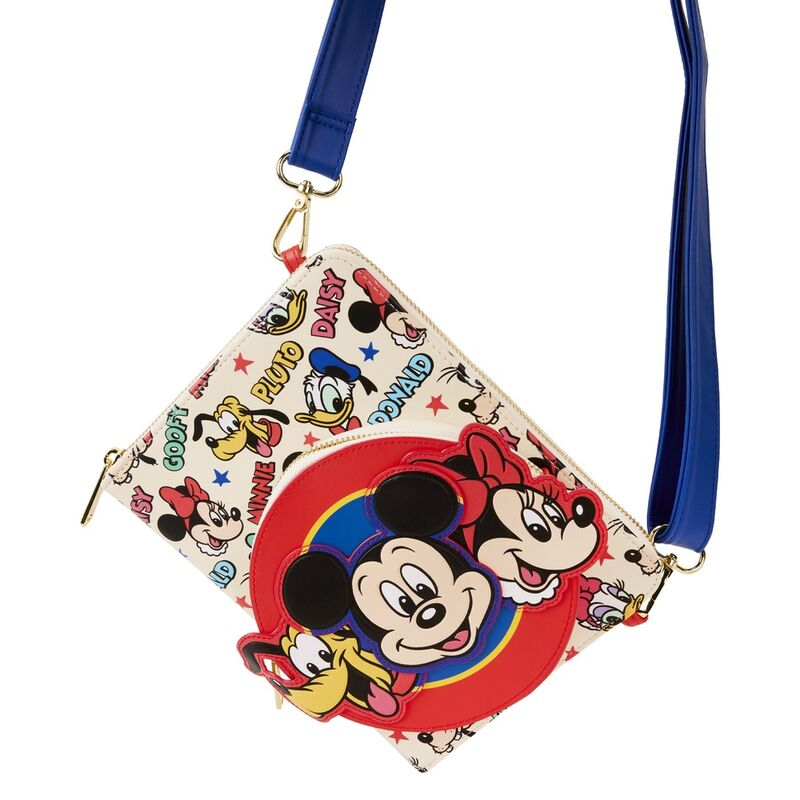 Cuaderno bolso Loungefly Mickey and Friends con Mickey, Minnie y personajes Disney - 3