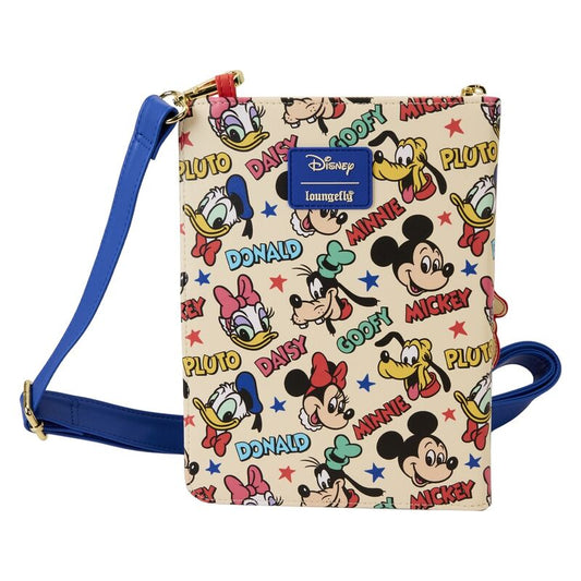 Cuaderno bolso Loungefly Mickey and Friends con Mickey, Minnie y personajes Disney - 4