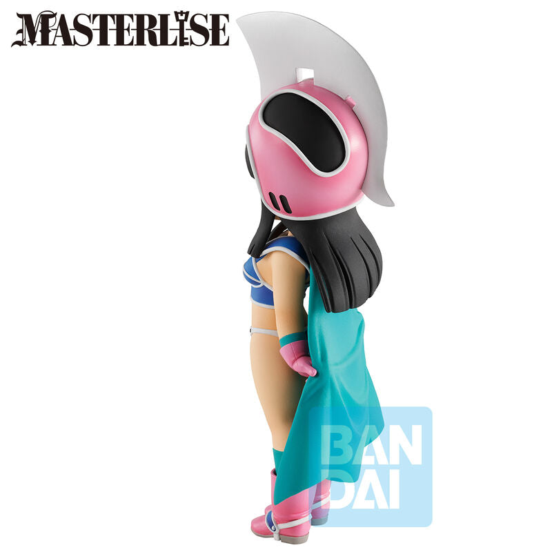 Figura Ichibansho de Chi-Chi de Dragon Ball con casco rosa y capa verde - 3