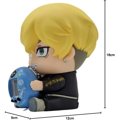 Tamagotchi Hugmy Chifuyu con figura soporte de Tokyo Revengers - 5