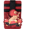 Tarjetero Loungefly de Gryffindor con león y flores