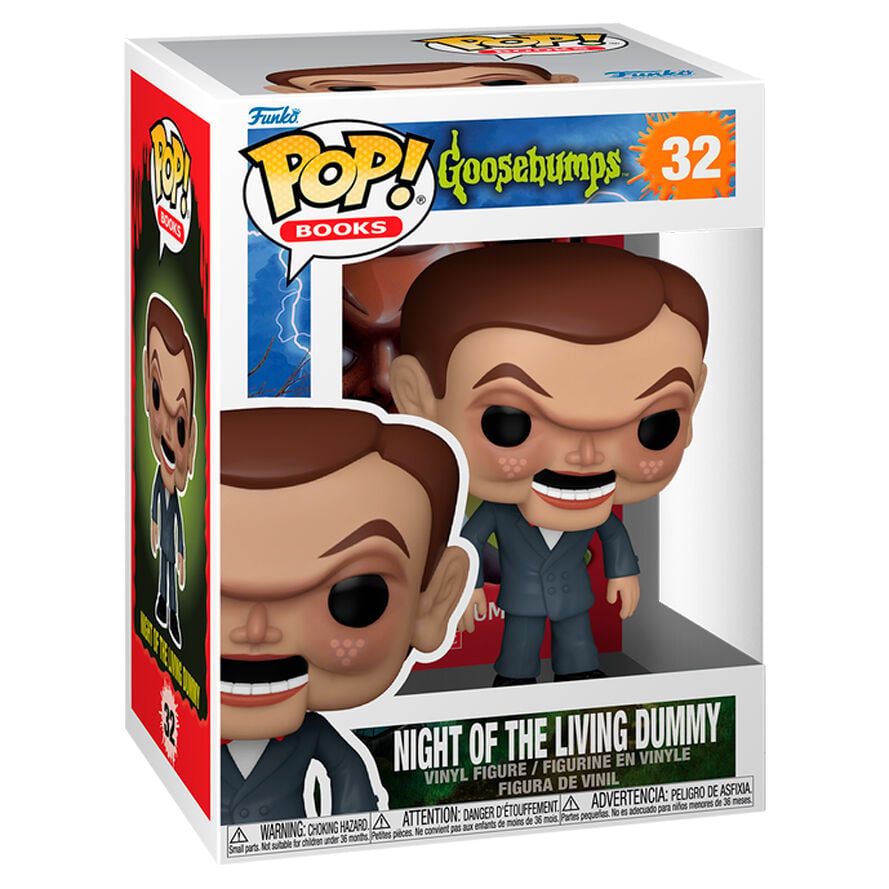 Figura Funko POP Night of the Living Dummy de Goosebumps en caja