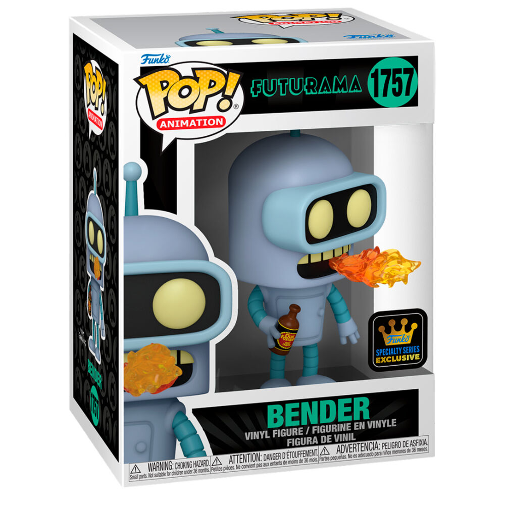 Figura Funko POP! de Bender de Futurama en caja - 2