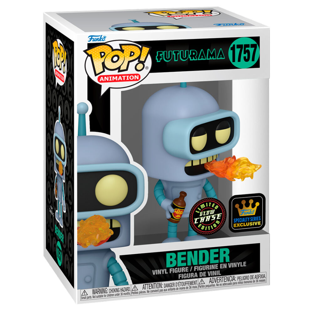 Figura Funko POP! de Bender de Futurama en caja - 5