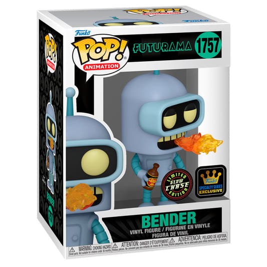 Figura Funko POP! de Bender de Futurama en versión Chase