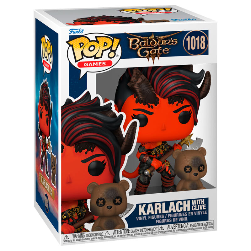 Figura Funko POP! de Karlach con Clive, de Baldur’s Gate - 2
