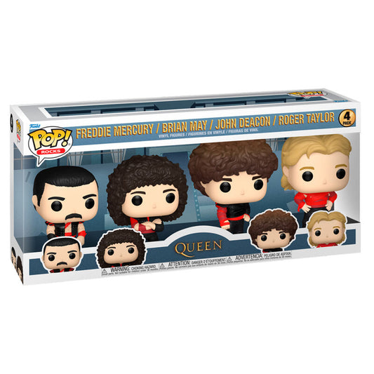 Blíster Funko POP! Rocks con cuatro figuras de Queen
