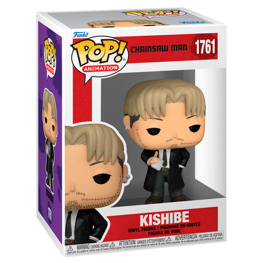 Figura Funko POP! de Kishibe de Chainsaw Man con abrigo negro - 2