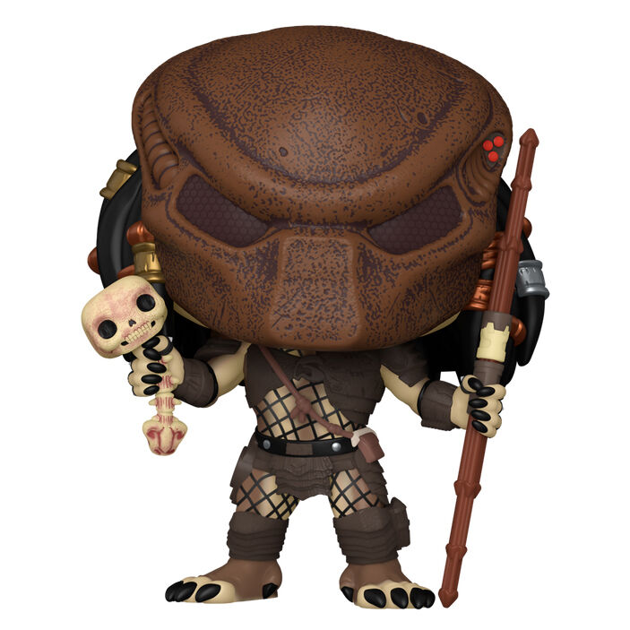 Figura Funko POP! City Hunter de Predator 2 con bastón y cráneo