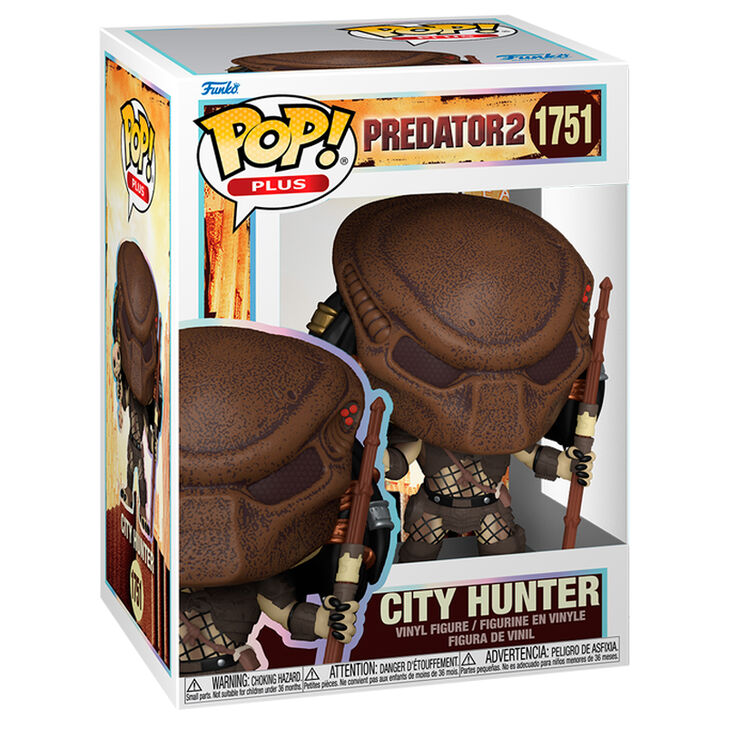 Figura Funko POP! City Hunter de Predator 2 con bastón y cráneo - 2