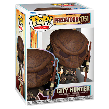 Figura Funko POP! City Hunter de Predator 2 con bastón y cráneo - 2