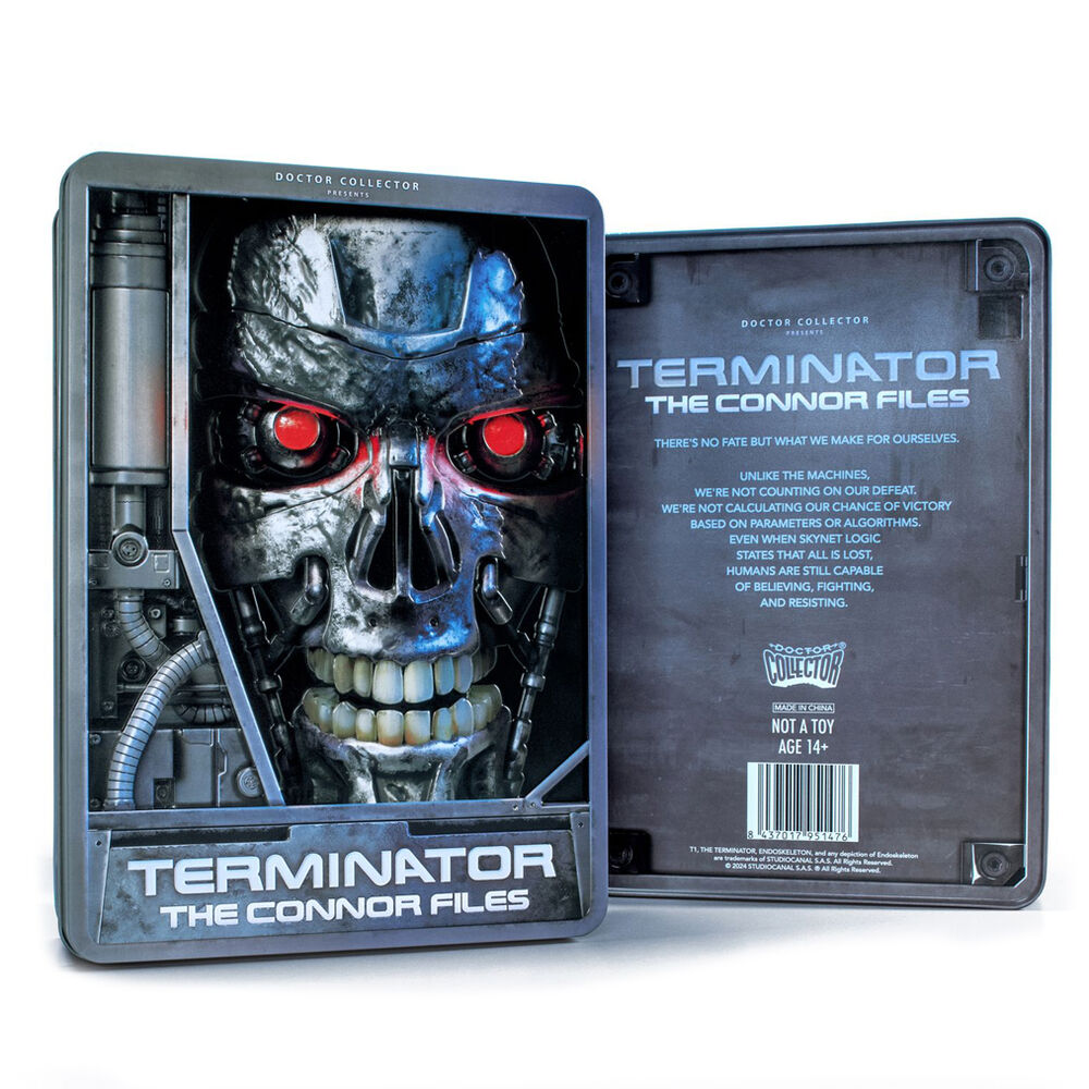 Kit Terminator The Connor Files de Doctor Collector en caja metálica