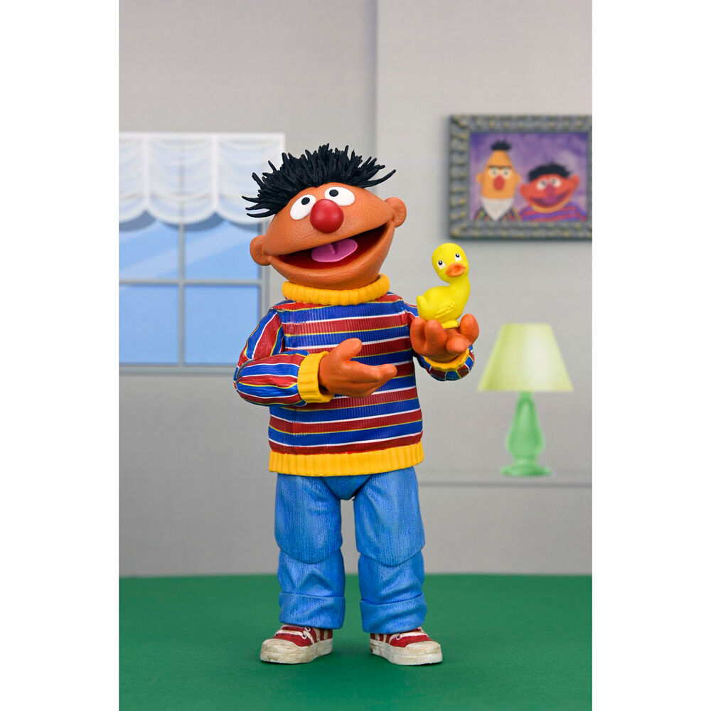Figura articulada Ultimate de Epi de Barrio Sésamo con patito de goma