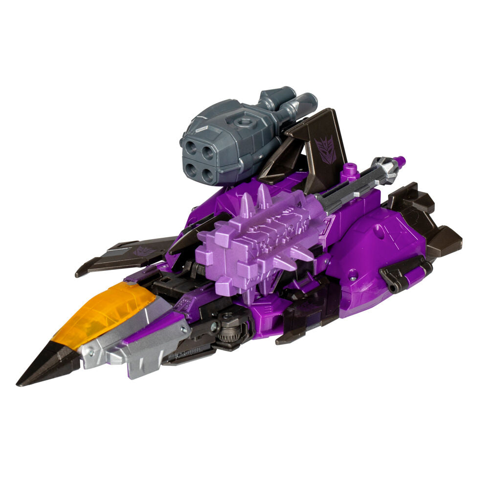 Figura articulada Skywarp de Transformers en modo robot, morada y gris - 3