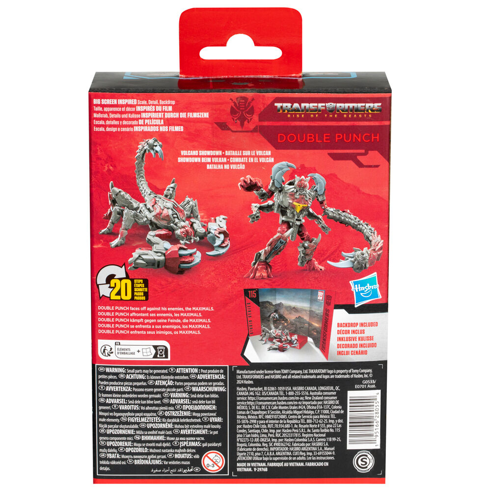 Figura articulada Transformers Double Punch Studio Series en su embalaje - 5