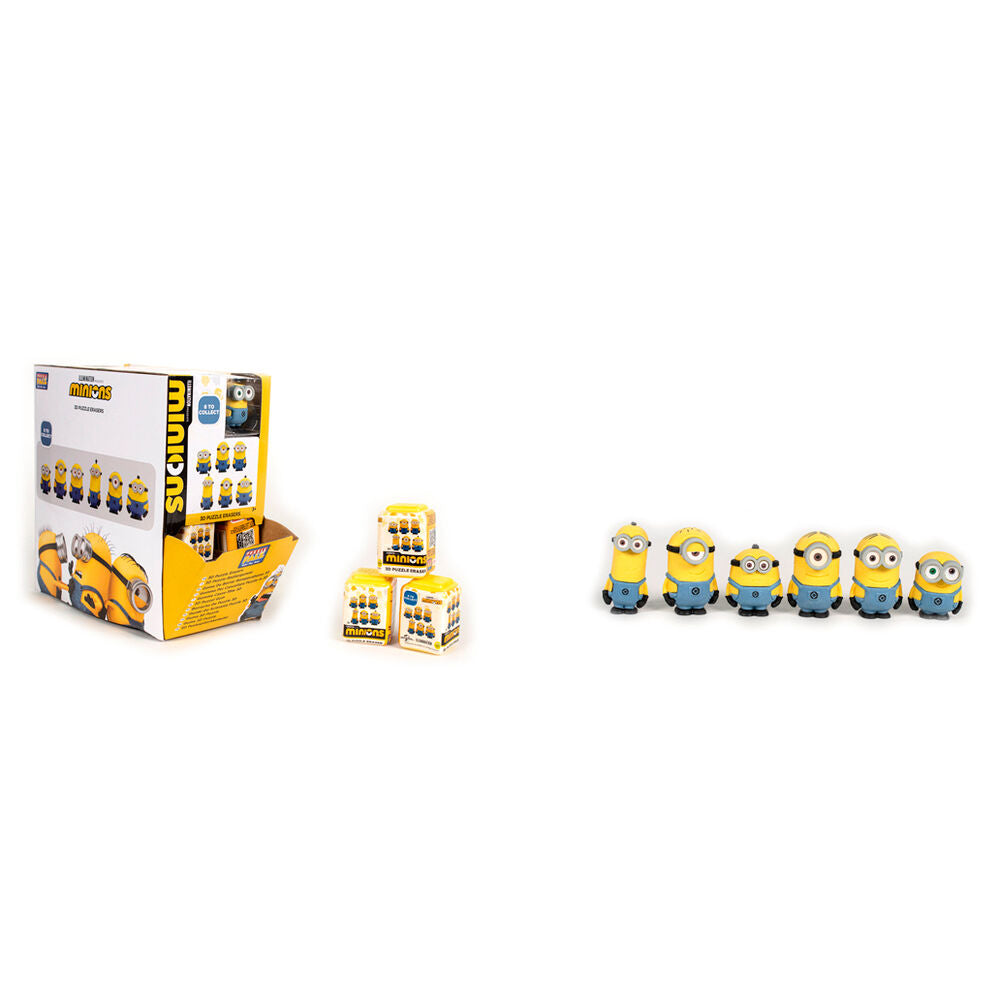 Goma de borrar puzzle 3D con diseño de Minions - 2