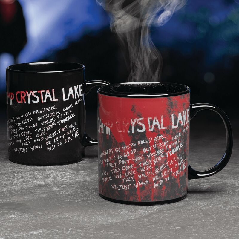 Taza termocromática de cerámica con máscara de Jason de Viernes 13 - 4