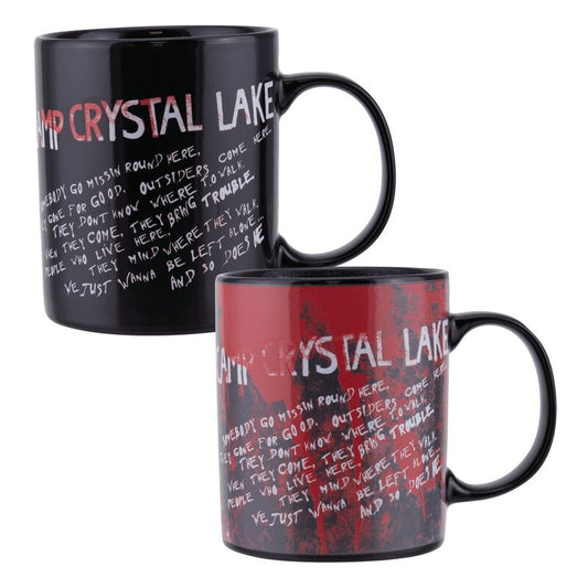 Taza termocromática de cerámica con máscara de Jason de Viernes 13 - 5