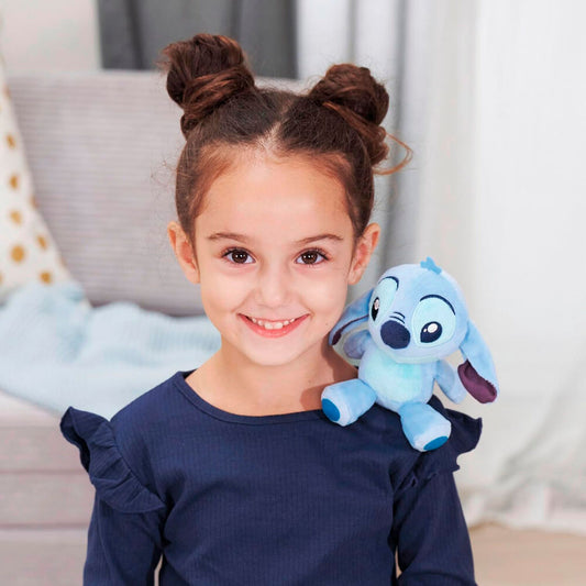 Peluche Stitch Disney azul con ajuste magnético para el hombro - 3