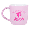 Taza de cerámica rosa Barbie de 400 ml con asa