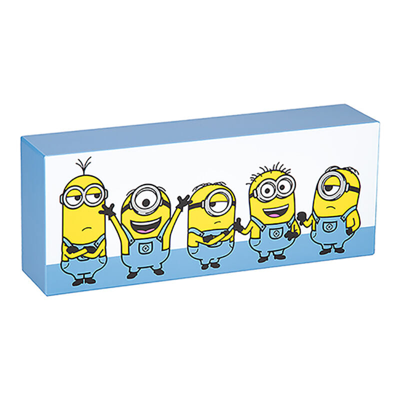 Lámpara rectangular PALADONE con cinco Minions