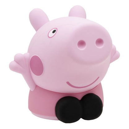 Lámpara 3D rosa de Peppa Pig encendida - 2