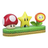Lámpara Icons de Super Mario Bros con champiñón, estrella y flor de fuego