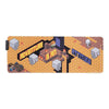 Alfombrilla gaming Minecraft de Paladone con diseño pixelado amarillo y naranja