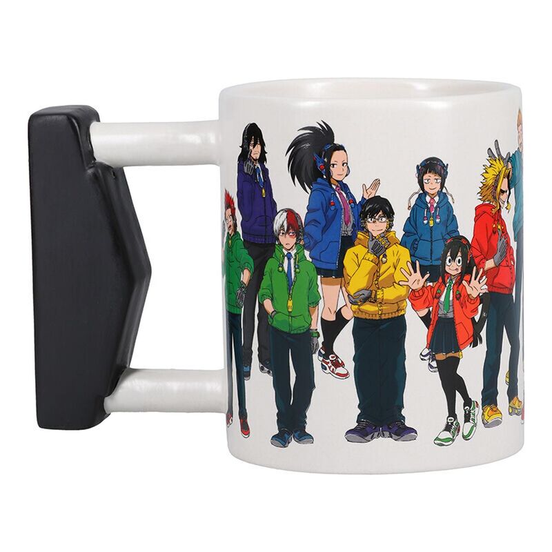 Taza de cerámica My Hero Academia con personajes y asa decorada - 2