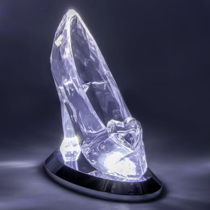 Lámpara 3D PALADONE con forma de zapato de cristal facetado - 2