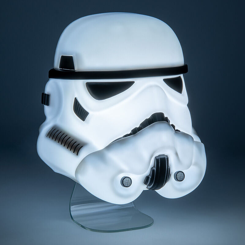 Lámpara con forma de máscara blanca y negra de Stormtrooper de Star Wars - 2