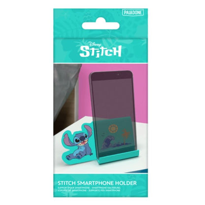 Soporte acrílico turquesa para smartphone con diseño de Stitch Disney - 2