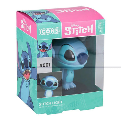 Lámpara de ambiente Disney Stitch azul sobre base negra - 2