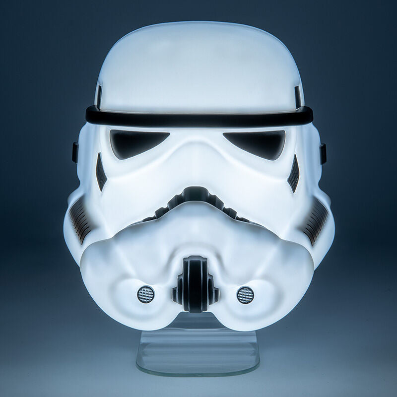 Lámpara con forma de máscara blanca y negra de Stormtrooper de Star Wars - 3