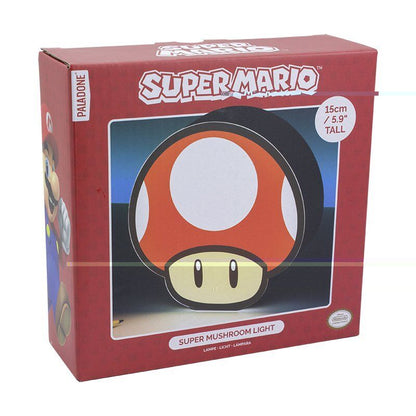 Lámpara Mushroom de Super Mario Bros roja y blanca - 3