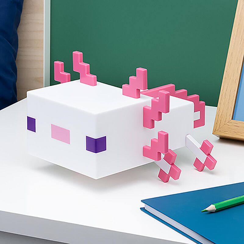 Lámpara rosa del ajolote de Minecraft PALADONE - 5
