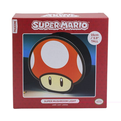 Lámpara Mushroom de Super Mario Bros roja y blanca - 4