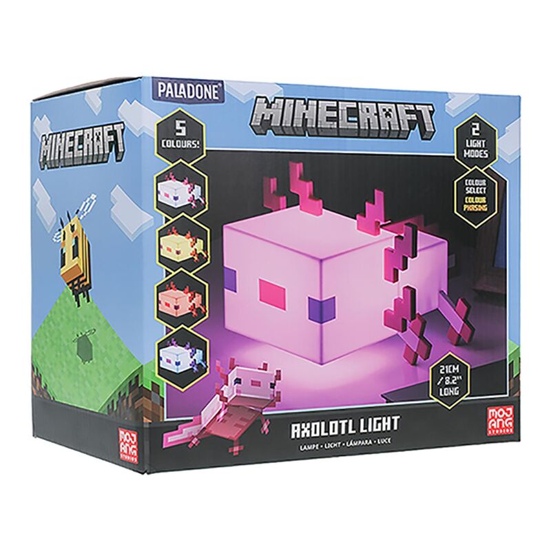 Lámpara rosa del ajolote de Minecraft PALADONE - 7