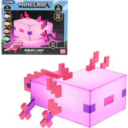 Lámpara rosa del ajolote de Minecraft PALADONE