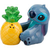 Set de salero y pimentero de cerámica con Stitch y una piña