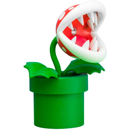 Lámpara Planta Piraña de Super Mario Bros con maceta verde
