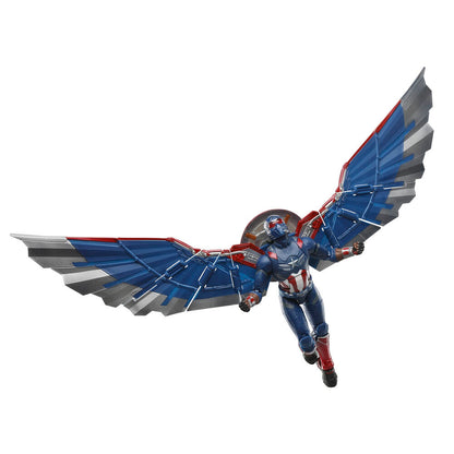 Figura articulada de Capitán América Marvel con alas y escudo - 7
