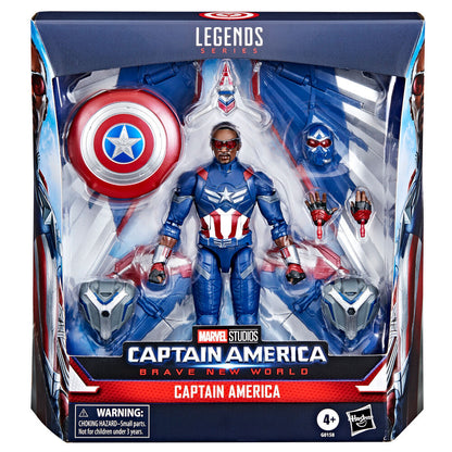 Figura articulada de Capitán América Marvel con alas y escudo - 2