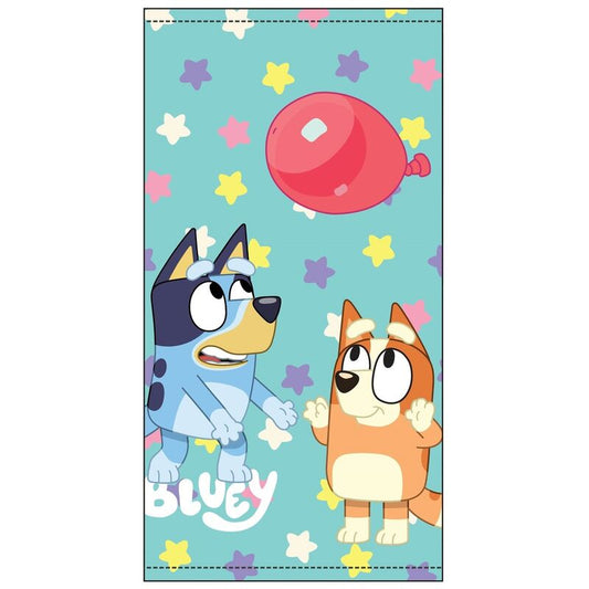 Toalla Bluey de microfibra con Bluey y Bingo