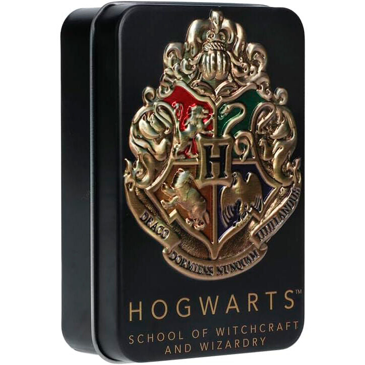 Baraja de cartas Hogwarts Harry Potter con caja metálica negra - 5