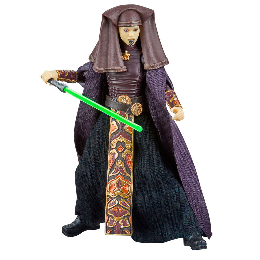 Figura articulada de Luminara Unduli con sable láser verde