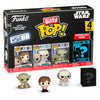 Blister Funko Bitty POP! Star Wars de 4 figuras con Han Solo, Wampa, Yoda y una figura misteriosa