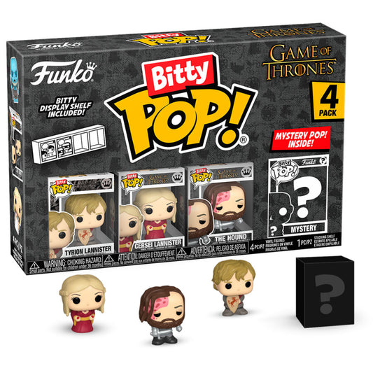 Blíster Funko Bitty Pop! de Juego de Tronos con cuatro figuras