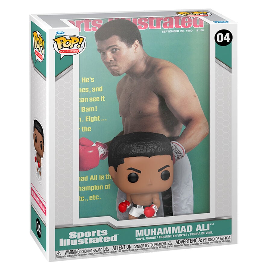 Figura FUNKO POP! Magazine Cover de Muhammad Ali con guantes de boxeo